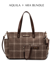 Aquila Tote Bag - Uptown Check Wool