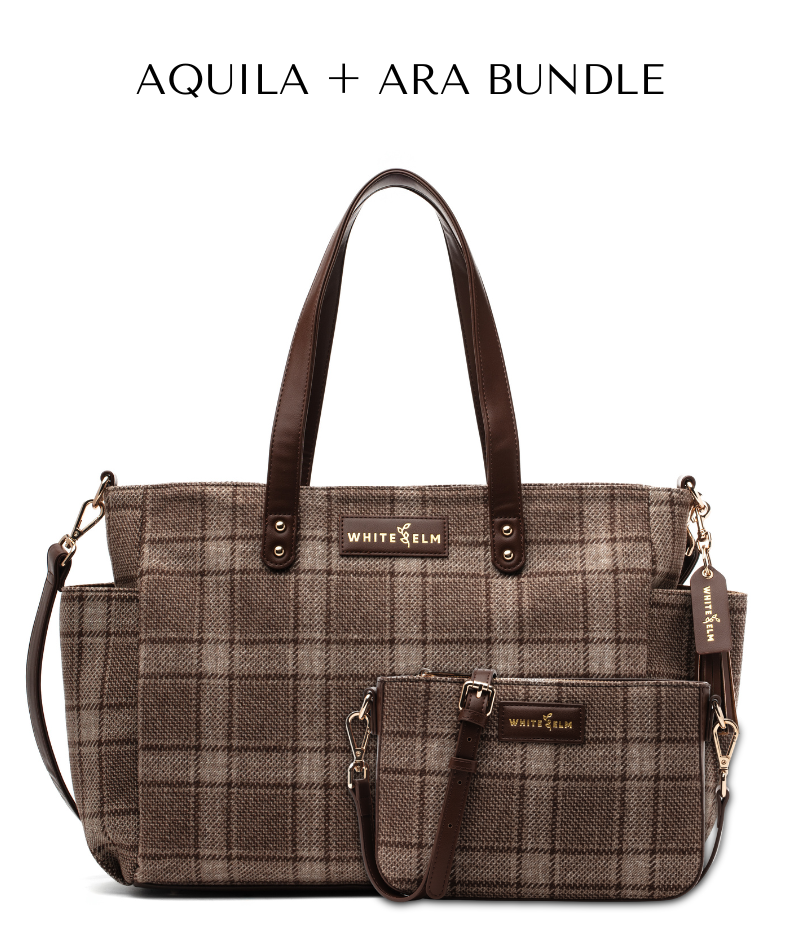 Aquila Tote Bag - Uptown Check Wool