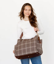 Aquila Tote Bag - Uptown Check Wool