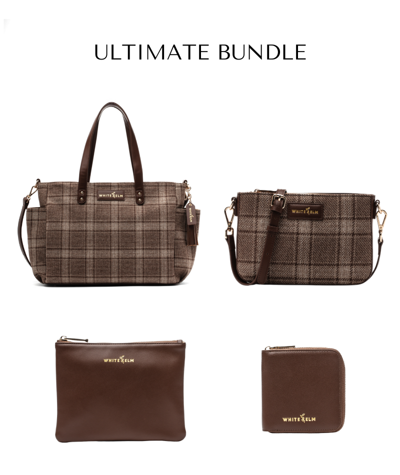 Aquila Tote Bag - Uptown Check Wool