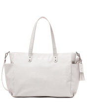 Aquila Tote Bag - Pearl White Croc