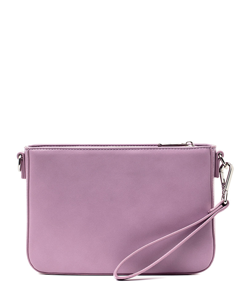 Ara Convertible Crossbody Clutch - Heather Purple