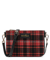 Ara Convertible Crossbody Clutch - Tartan Rouge Wool - [OUTLET FINAL SALE]