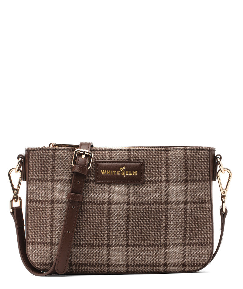 Ara Convertible Crossbody Clutch - Uptown Check Wool
