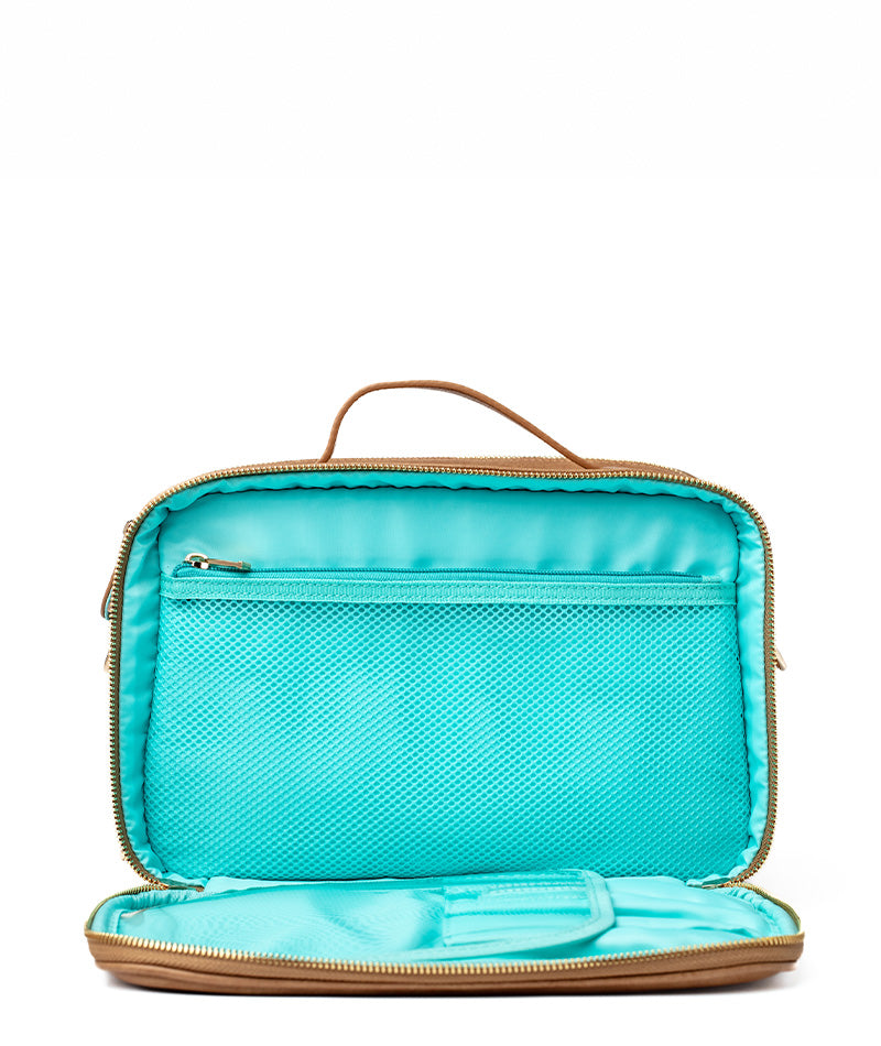 Aven Travel Train Case - Almond