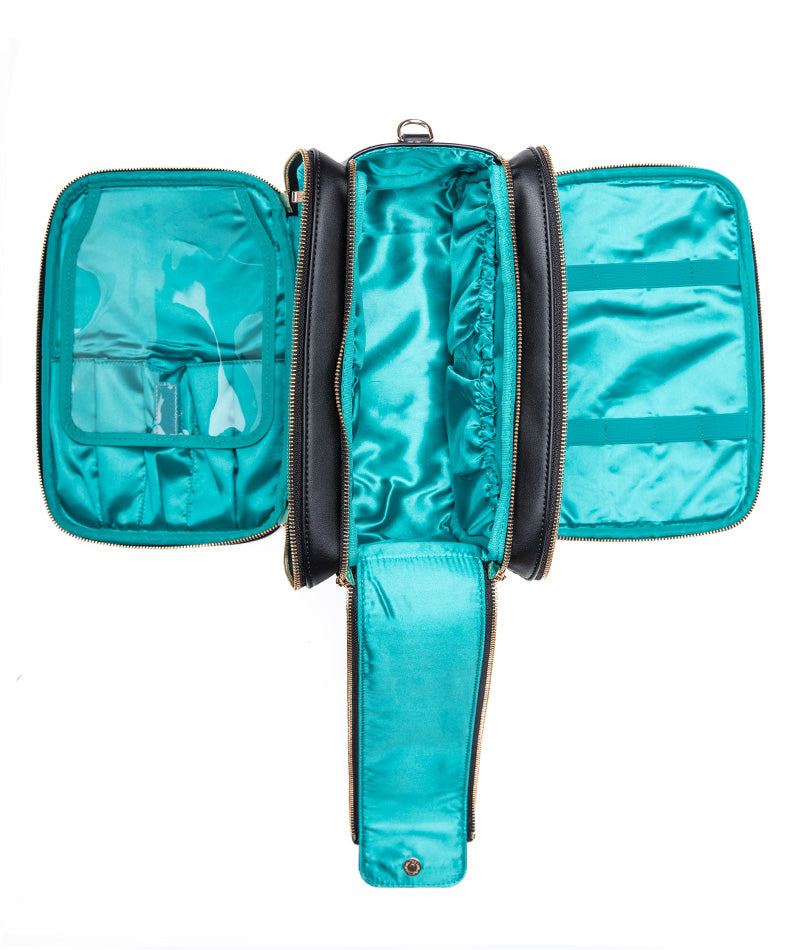 Aven Travel Train Case - Black