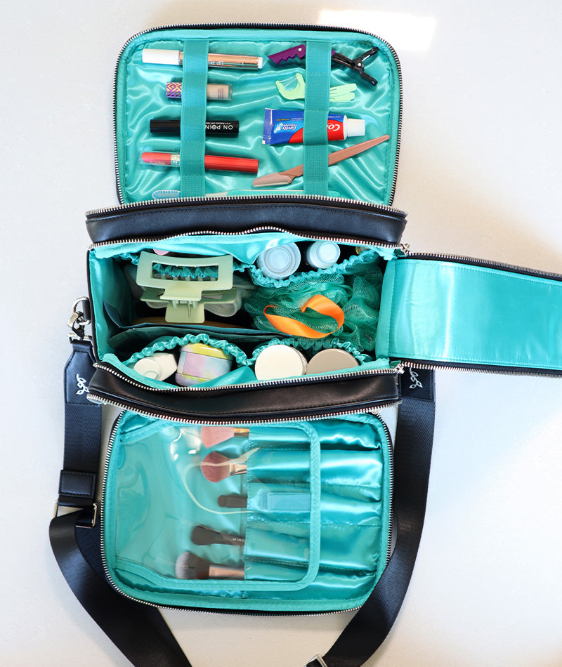Aven Travel Train Case - Black