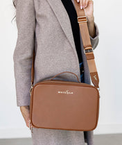 Aven Travel Train Case - Caramel