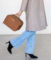 Aven Travel Train Case - Caramel