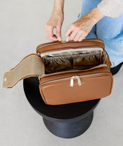 Aven Travel Train Case - Caramel