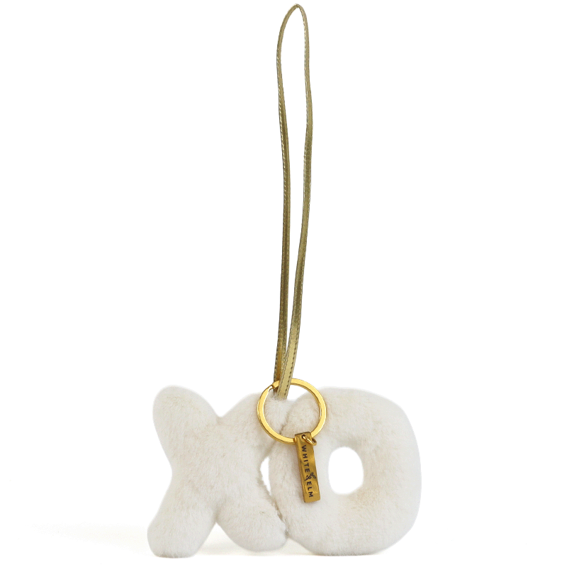 Plush Bag Charm - XO