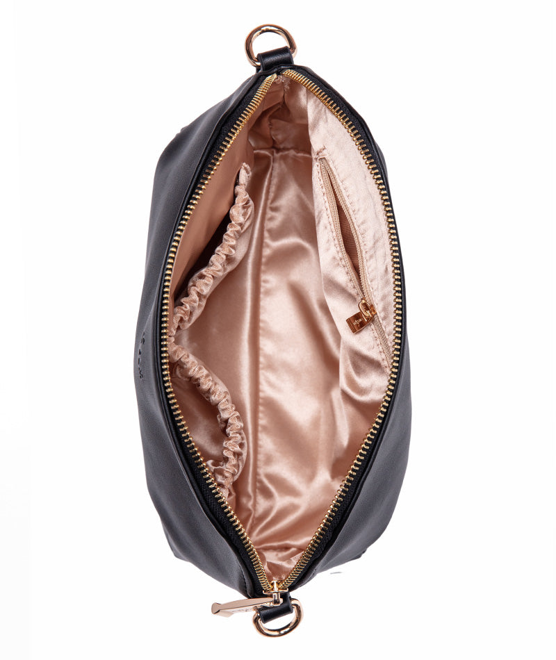 Rosette Crossbody - Black