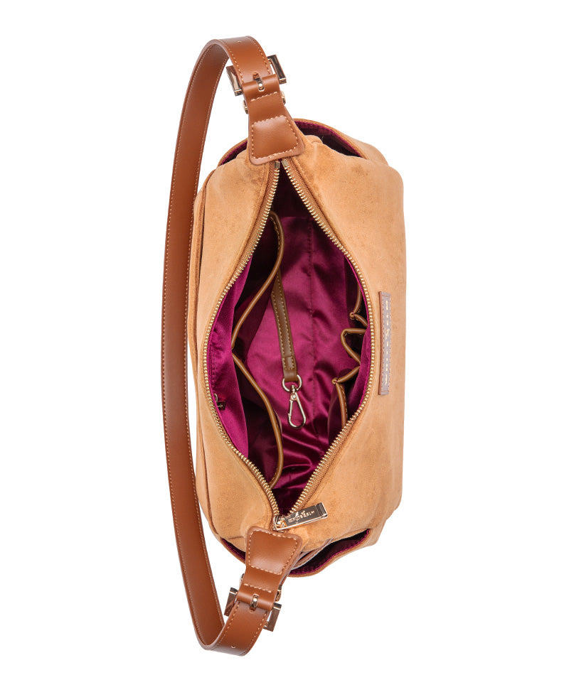 Camille Hobo - Honey Vegan Suede