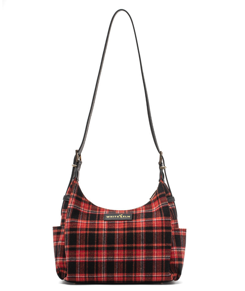Camille Hobo - Tartan Rouge Wool
