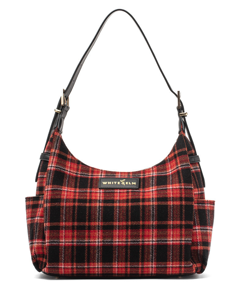 Camille Hobo - Tartan Rouge Wool