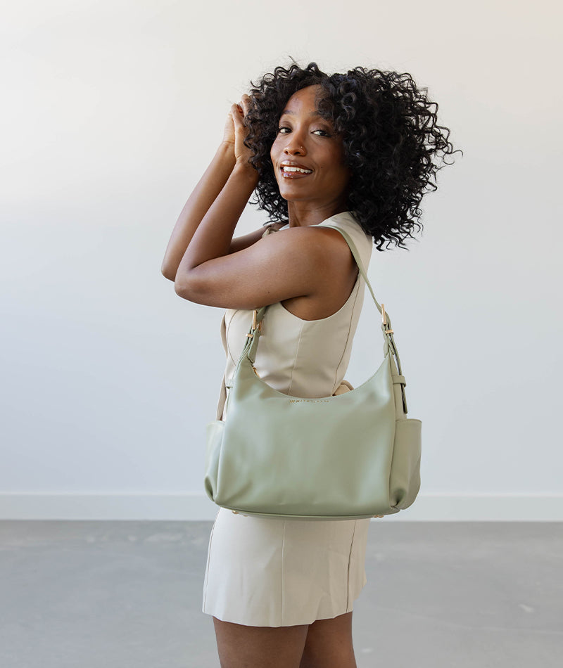 Camille Hobo - Sage Green