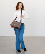 Camille Hobo - Uptown Check Wool