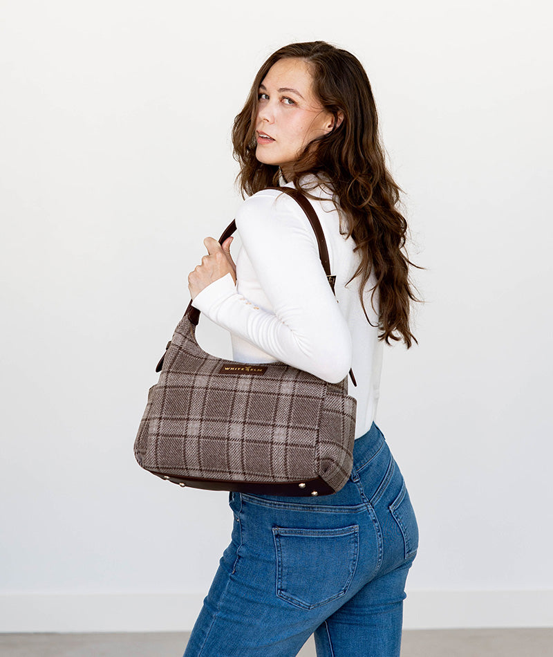 Camille Hobo - Uptown Check Wool