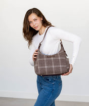 Camille Hobo - Uptown Check Wool