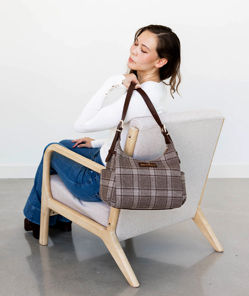 Camille Hobo - Uptown Check Wool