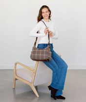 Camille Hobo - Uptown Check Wool