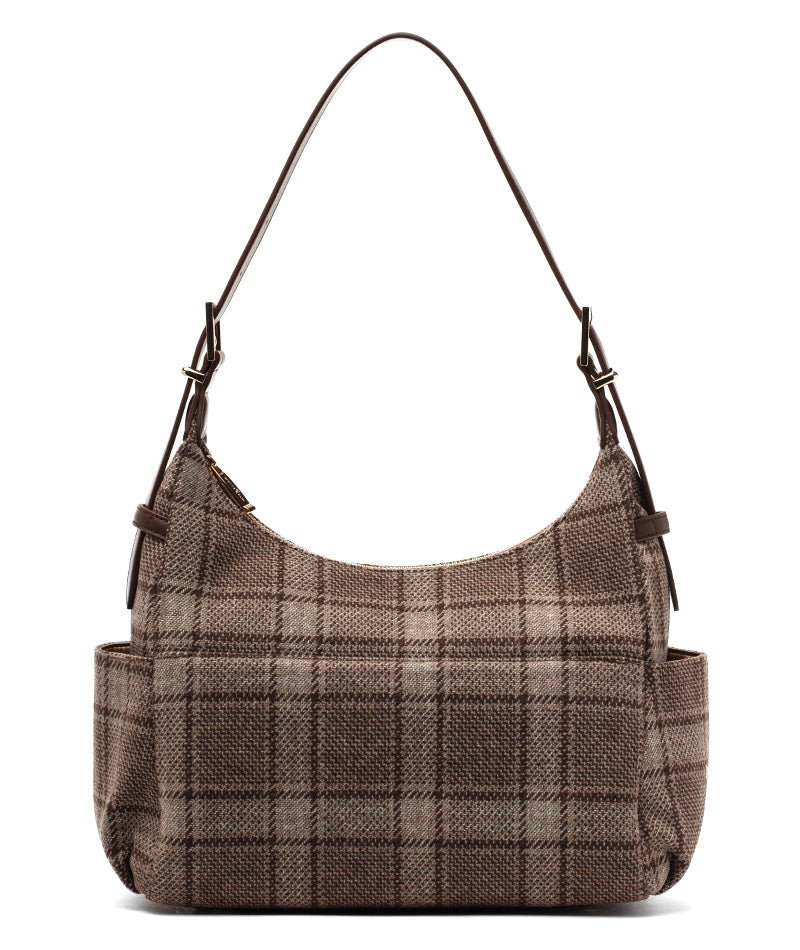 Camille Hobo - Uptown Check Wool
