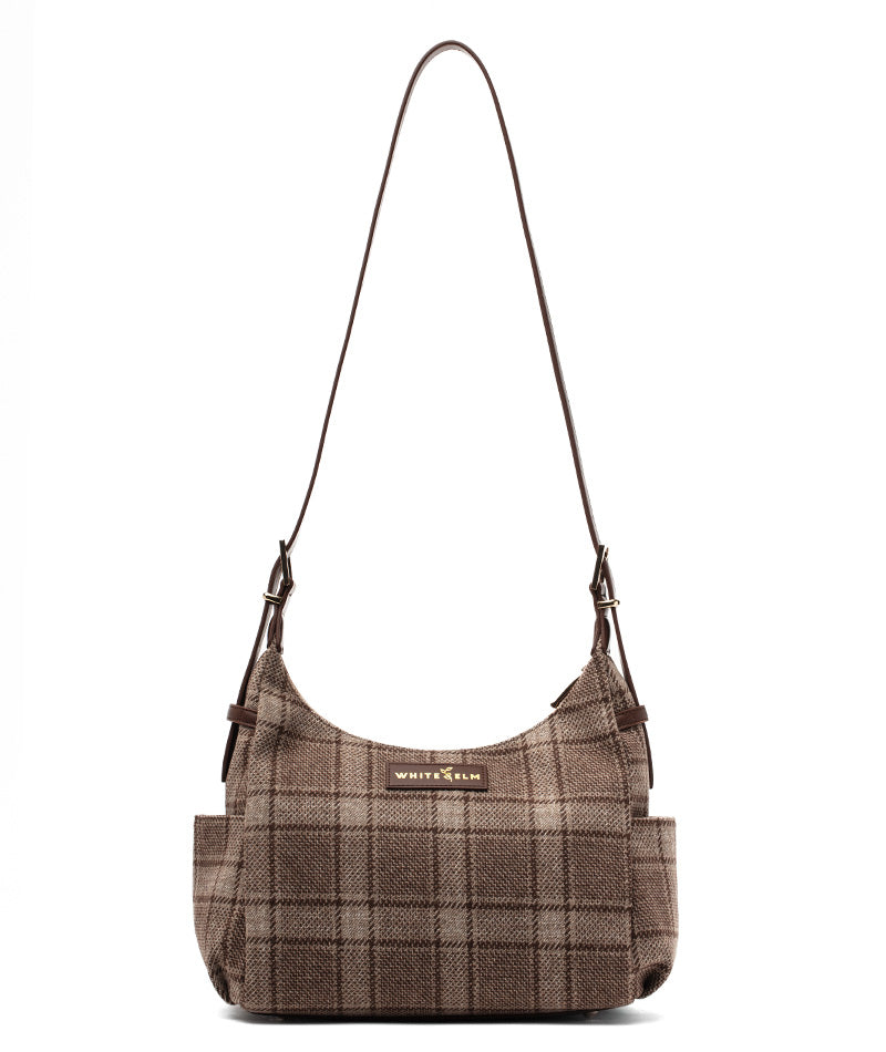 Camille Hobo - Uptown Check Wool