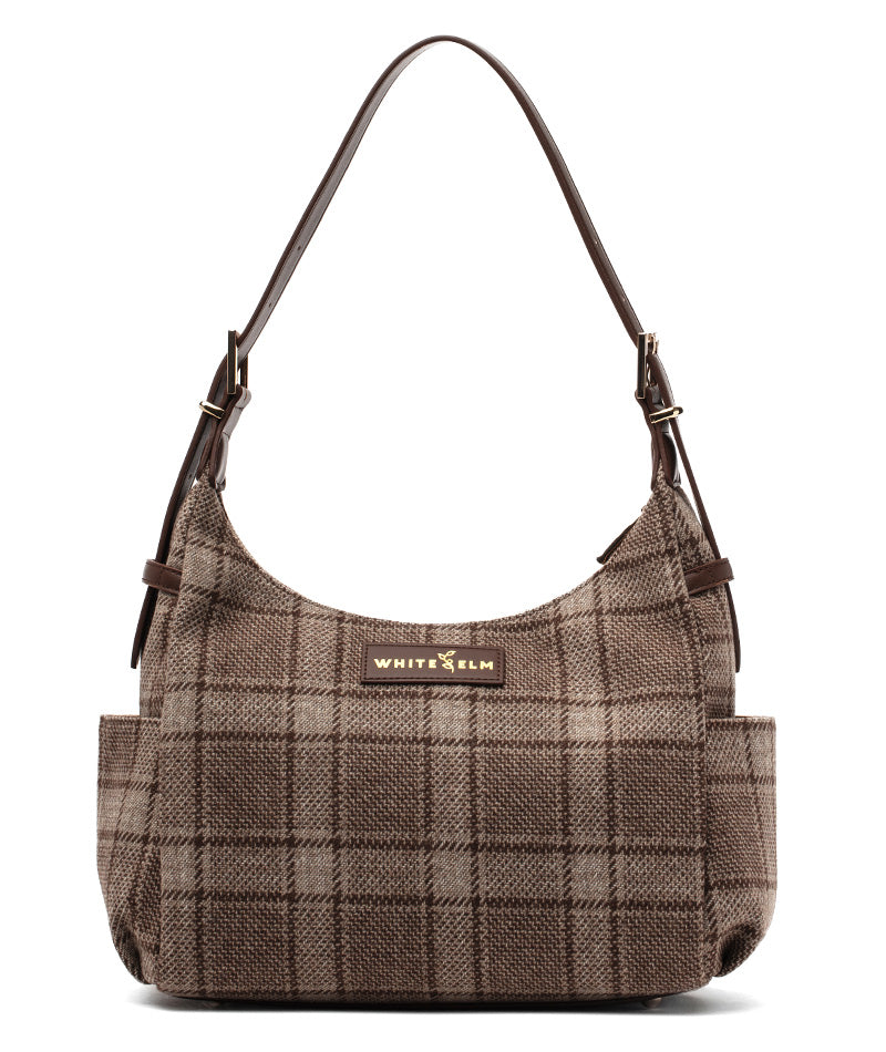 Camille Hobo - Uptown Check Wool