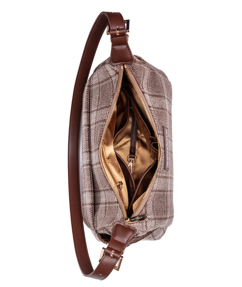 Camille Hobo - Uptown Check Wool