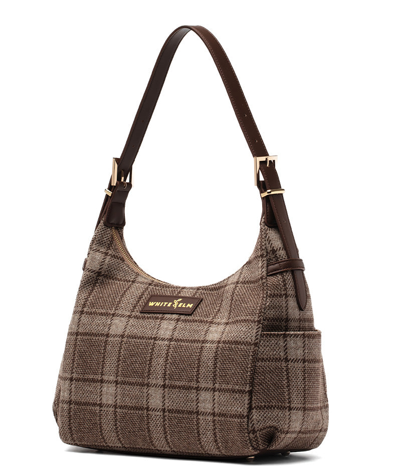 Camille Hobo - Uptown Check Wool