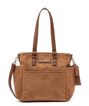 Carina Tote Bag - Honey Vegan Suede