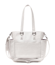 Carina Tote Bag - Pearl White Croc - [OUTLET RETIRED FINAL SALE]
