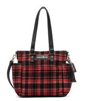 Carina Tote Bag - Tartan Rouge Wool