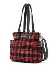 Carina Tote Bag - Tartan Rouge Wool