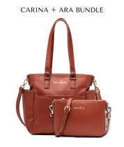 Carina Tote Bag - Terracotta - [OUTLET FINAL SALE]
