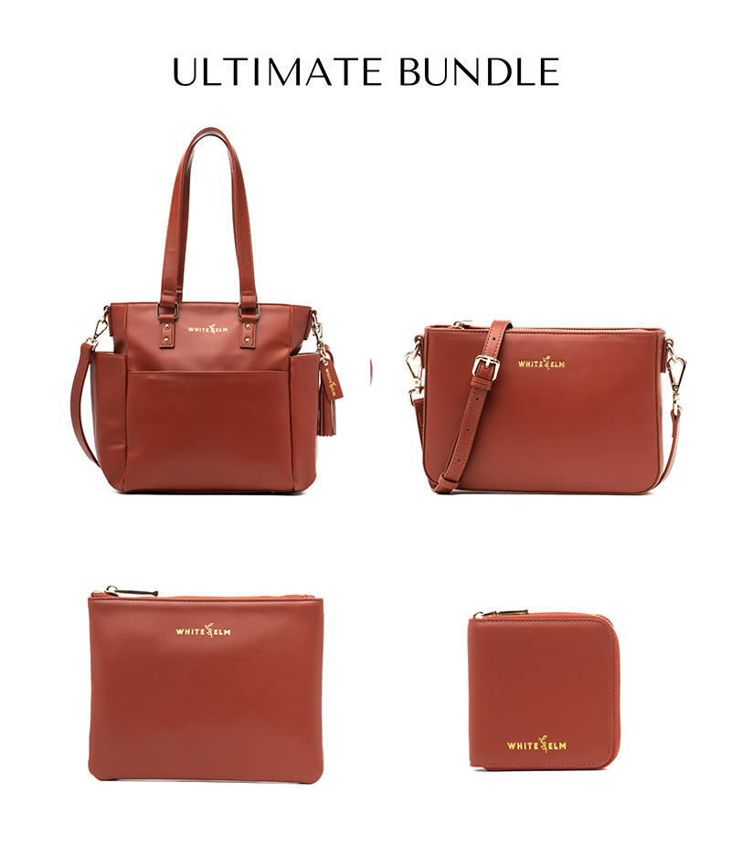 Carina Tote Bag - Terracotta