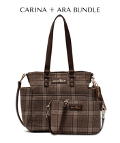 Carina Tote Bag - Uptown Check Wool