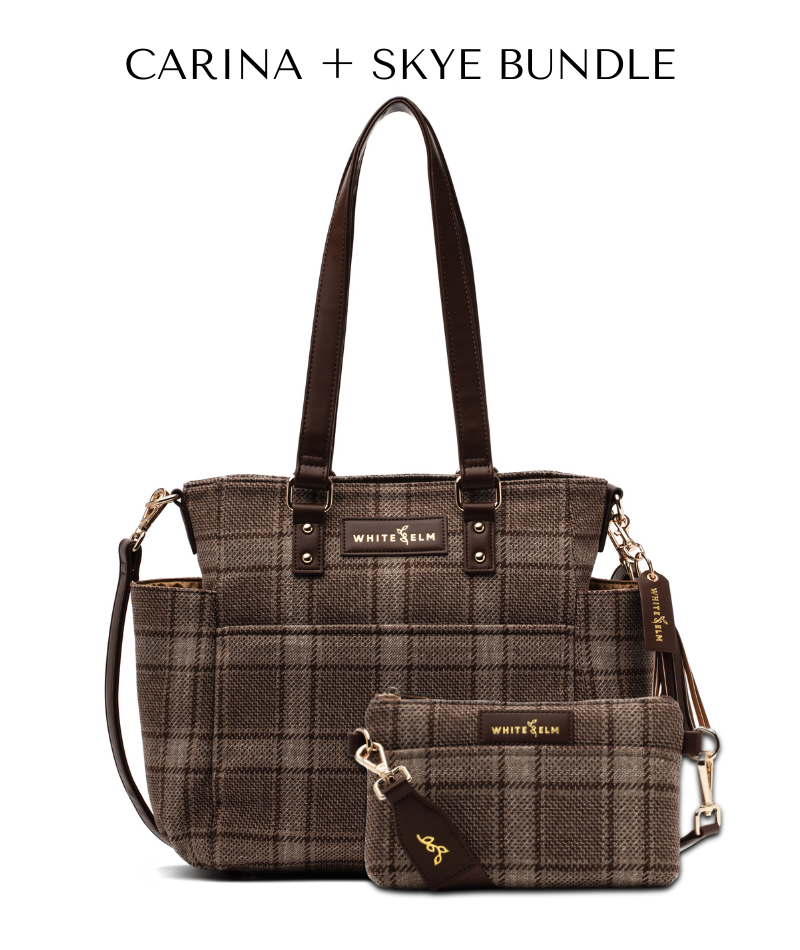 Carina Tote Bag - Uptown Check Wool
