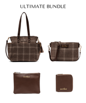 Carina Tote Bag - Uptown Check Wool