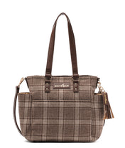 Carina Tote Bag - Uptown Check Wool