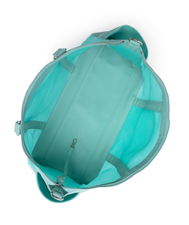 Carmen Mesh Tote - Aqua Mint