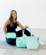Carmen Mesh Tote - Aqua Mint