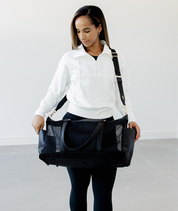 Carmen Mesh Tote - Black