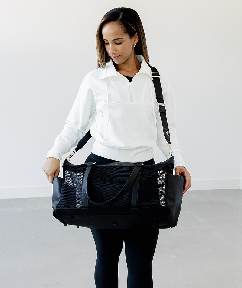 Carmen Mesh Tote - Black