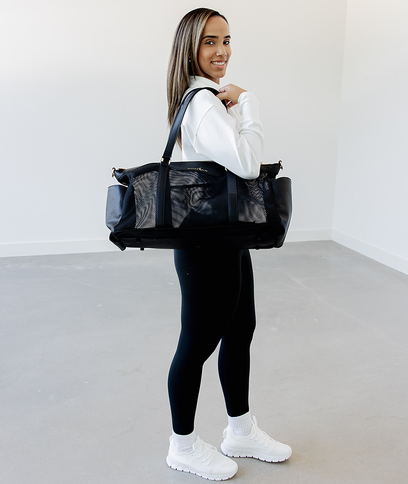 Carmen Mesh Tote - Black
