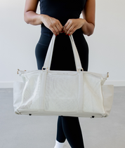 Carmen Mesh Tote - Oat