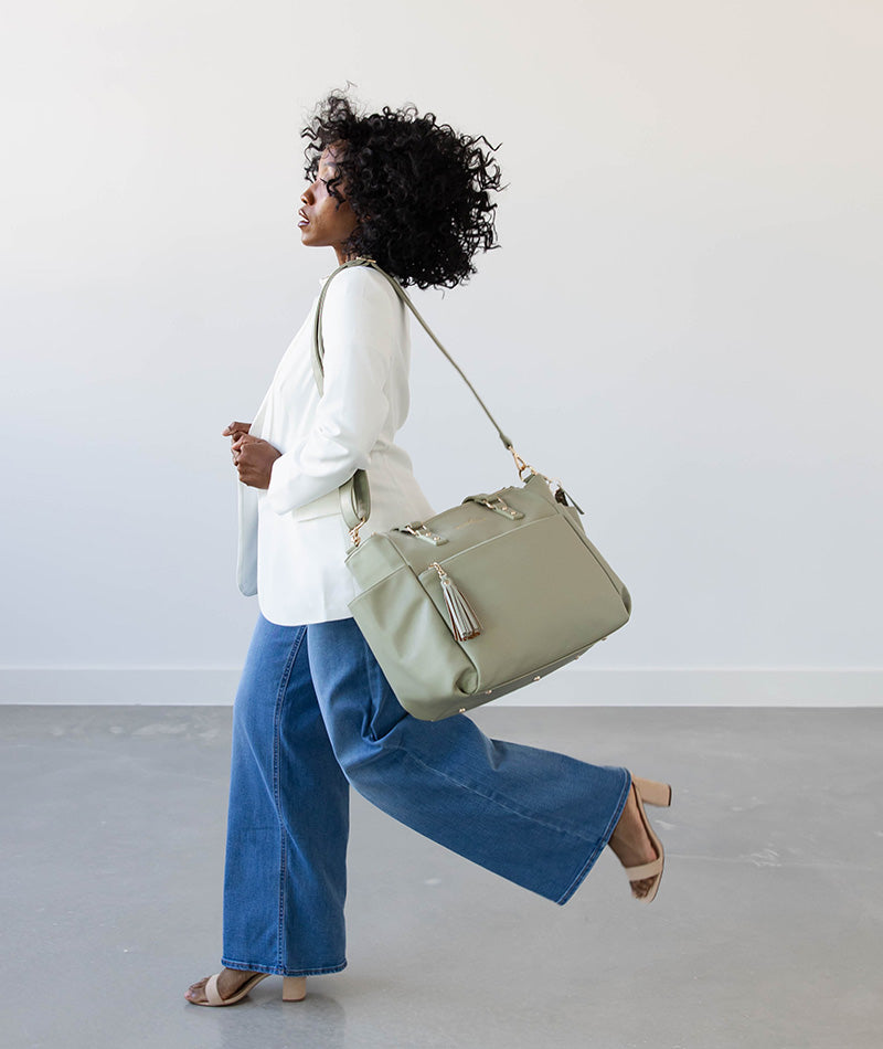 Gemini Convertible Backpack - Sage Green