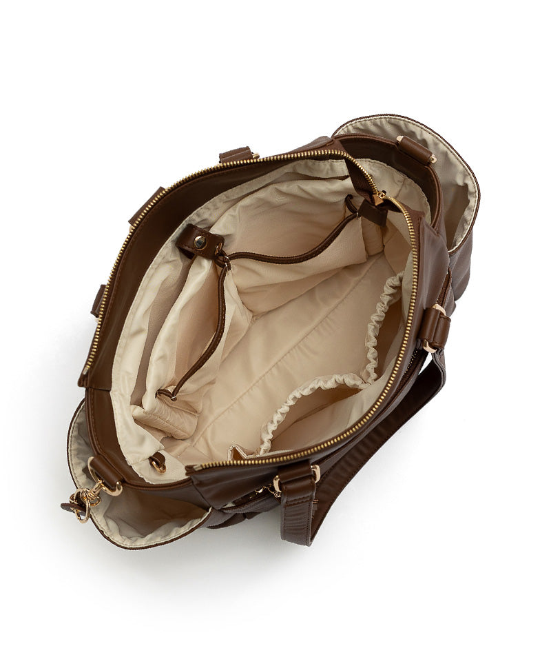 Gemini Mini Convertible Backpack - Coffee Brown