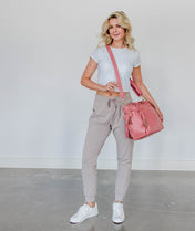 Gemini Mini Convertible Backpack - Peony