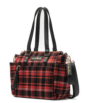 Gemini Mini Convertible Backpack - Tartan Rouge Wool
